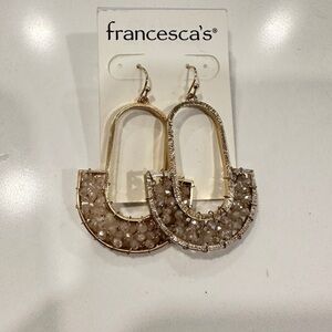 Francesca's Collections Gold Dangle Women's Earrings - NWT